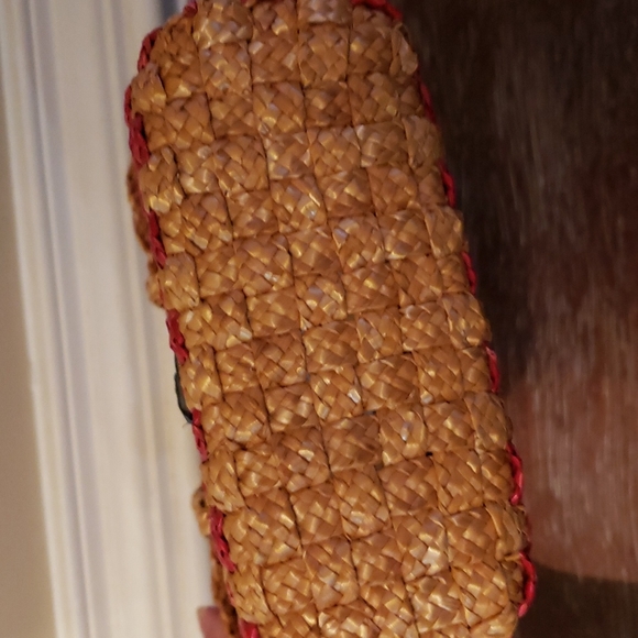 Vintage! 1970's Basket Weave Purse! 2XHost Pick - Picture 3 of 10